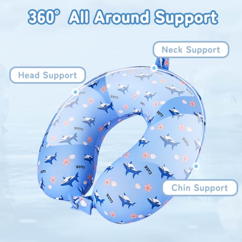 Image of Cooling Travel Pillows, Cool To Touch Neck Pillow for Teens and Adults