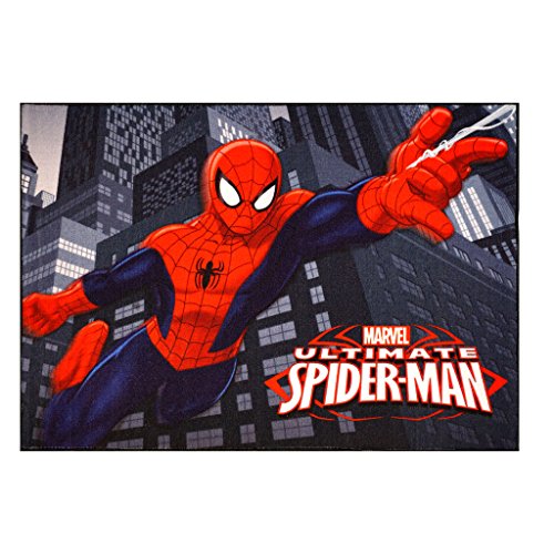 Gertmenian 31003 Marvel Ultimate Spiderman Rug HD Digital Kids Bedding Room Decor Area Throw Rugs, 40