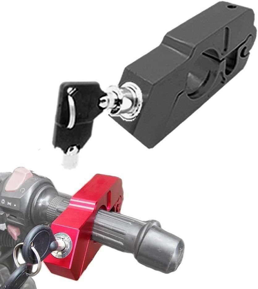 Amazon.co.jp: バイクCNCハンドルロック 変更ハンドルロック 盗難防止