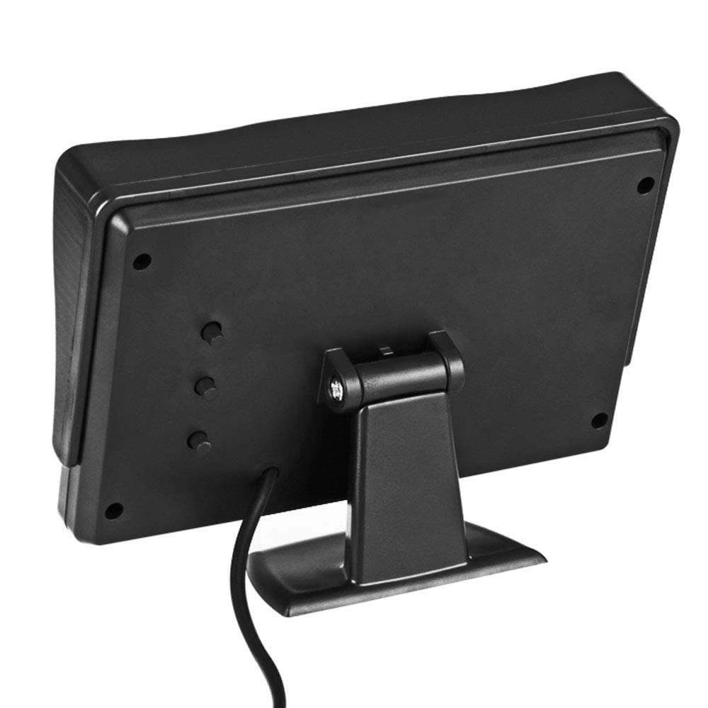 Schermo mini RCA da 4,3 pollici Digital TFT LCD 800 * 480 Parcheggio nel cruscotto Sistema di assistenza al parcheggio Schermo 2 RCA per auto