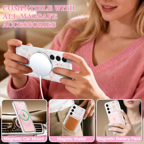 Coque Samsung A54 5G fleur rose, la protection chic pour vos sorties