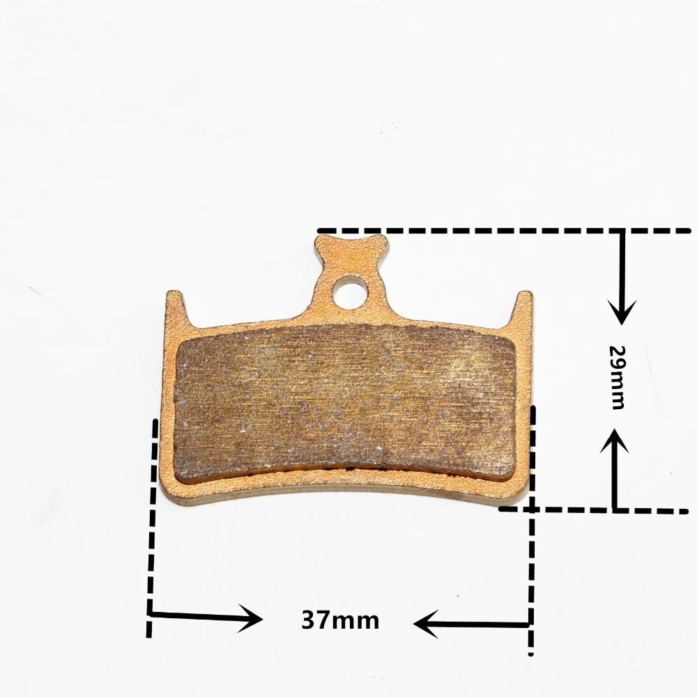 Rowerowe metaliczne spiekane klocki hamulcowe do roweru / pasują do Hope E4, szosowego, górskiego, okładzin hamulcowych tarczowych, części rowerowe (10 par)