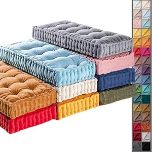 KYMMPL Samtkissen Bodenkissen 120 x 50 x 10 cm