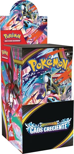 Pokémon: Expositor de Sobres de Mejora de Megaevolución-Caos Creciente (18 Sobres de Mejora)