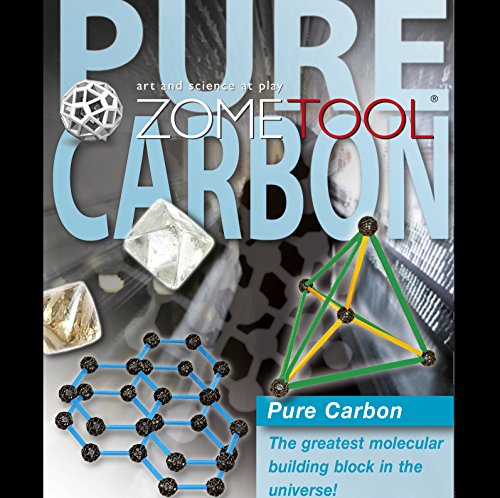 Zometool 00349 Pure Carbon Pädagogisches Spielzeug, 162 Teile Cover
