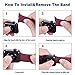 VATI Sport Band Compatible for Apple Watch Band 42mm 44mm, Soft Silicone Sport Strap Replacement Bands Compatible with 2019 Apple Watch Series 5, iWatch 4/3/2/1, 42MM 44MM S/M (Wine Red)