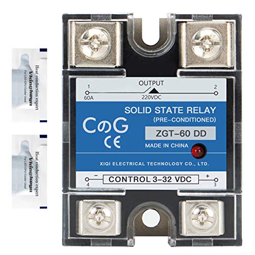 image for CGELE CG Solid State Relay SSR-60DD DC to DC Input 3-32VDC to Output 5