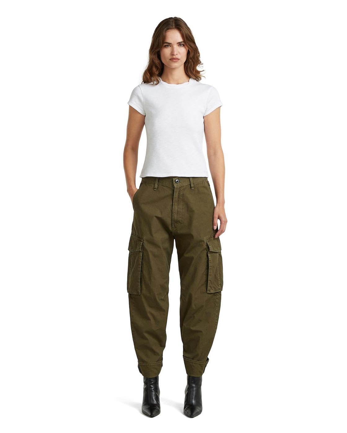 G-Star Damen Pants Cargo 3D Boyfriend Hose