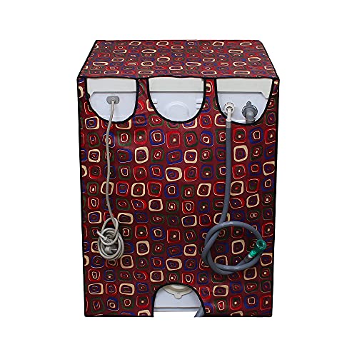 Image of Lithara Waterproof Front Load Washing Machine Cover For 6 kg, 6.2 Kg, 6.5 Kg, 7 Kg (Design 72)