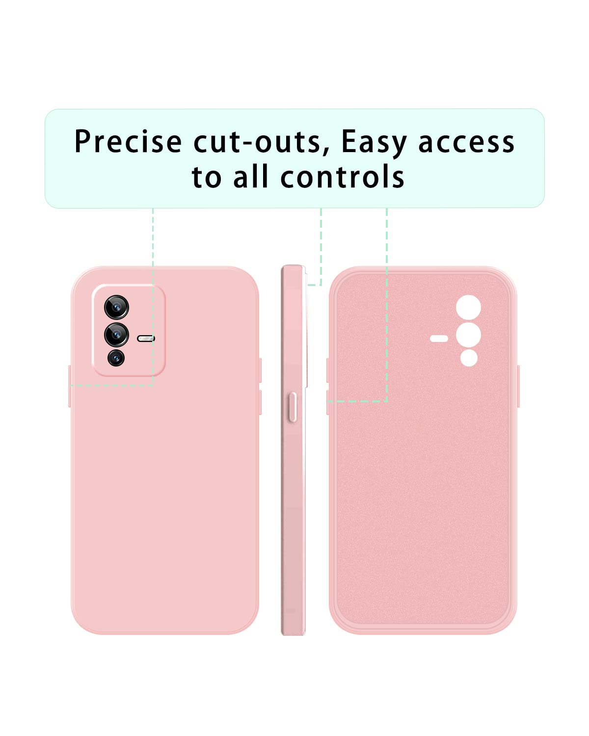 Cover Flip Per Vivo V23 5G Con Porta Carte E Supporto – Custodia In Pelle PU E TPU Con Motivo Rose, Protezione 360°