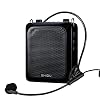 Bluetooth Spraakversterker draagbare, SHIDU Persoonlijke Spraakversterker 18W met bekabelde microfoon Headset draagbare oplaadbare PA-systeem stemversterker voor leraren, reizigers, vergaderingen