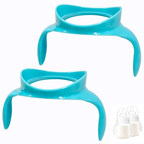 Manijas de botella compatibles para biberones Philips Avent anticólicos AirFree, 2 unidades (azul)