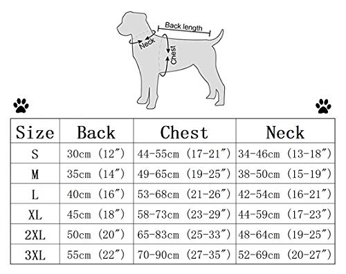 babepet Hunde Wintermantel 1/2 Hosenanzug mit Beinen, Wasserdicht Regendicht Hund Jumpsuit mit Fleece Futter, Winddicht, reflektierend, für Kleine und mittelgroße Hunde-Rot-M