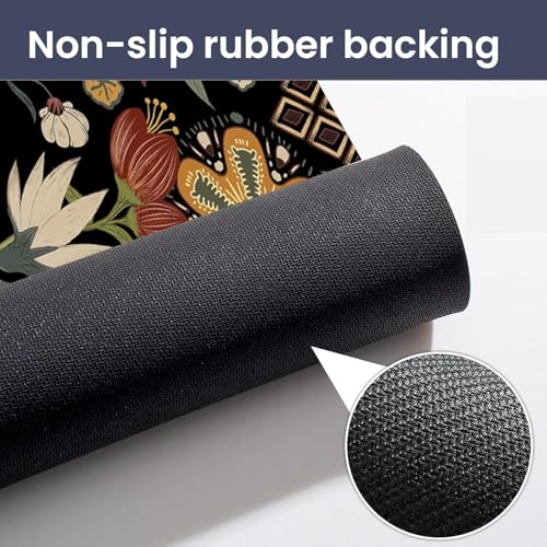 Image of MAXOSHINE PVC Bathroom Mats Anti Slip | Water Absorbent Bath Floor Mat | Quick Dry Anti Skid Bathroom Mats for Home | Door Mat for Wet Area 40x60 CM