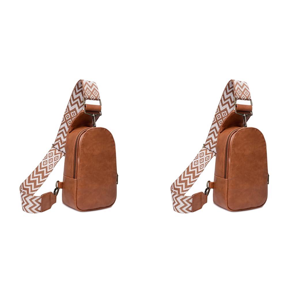Women Cross-Body Chest Bag Phone Bag Pure Color PU Bag for Women Shoulder Bag with Adjustable Strap Sling Bag for Women, Shoulder Bag for Daily Commuting, Travel Bag-image-42