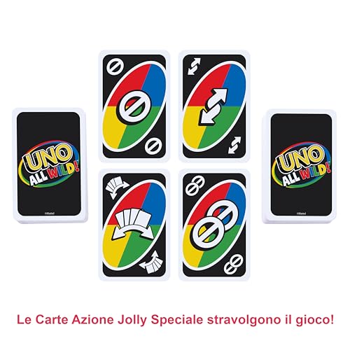 Carte Da Gioco Mattel Uno All Wild - 5