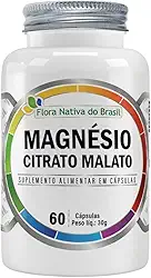 Magnésio Citrato Malato 60 Cápsulas - Flora nativa