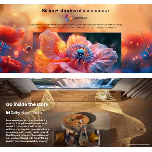 Image of Hisense 108 cm (43 inches) 4K UHD QLED Smart TV with Dolby Vision & Atmos, AI Upscaling, Game Mode Plus & Alexa Built-in (43Q6Q)