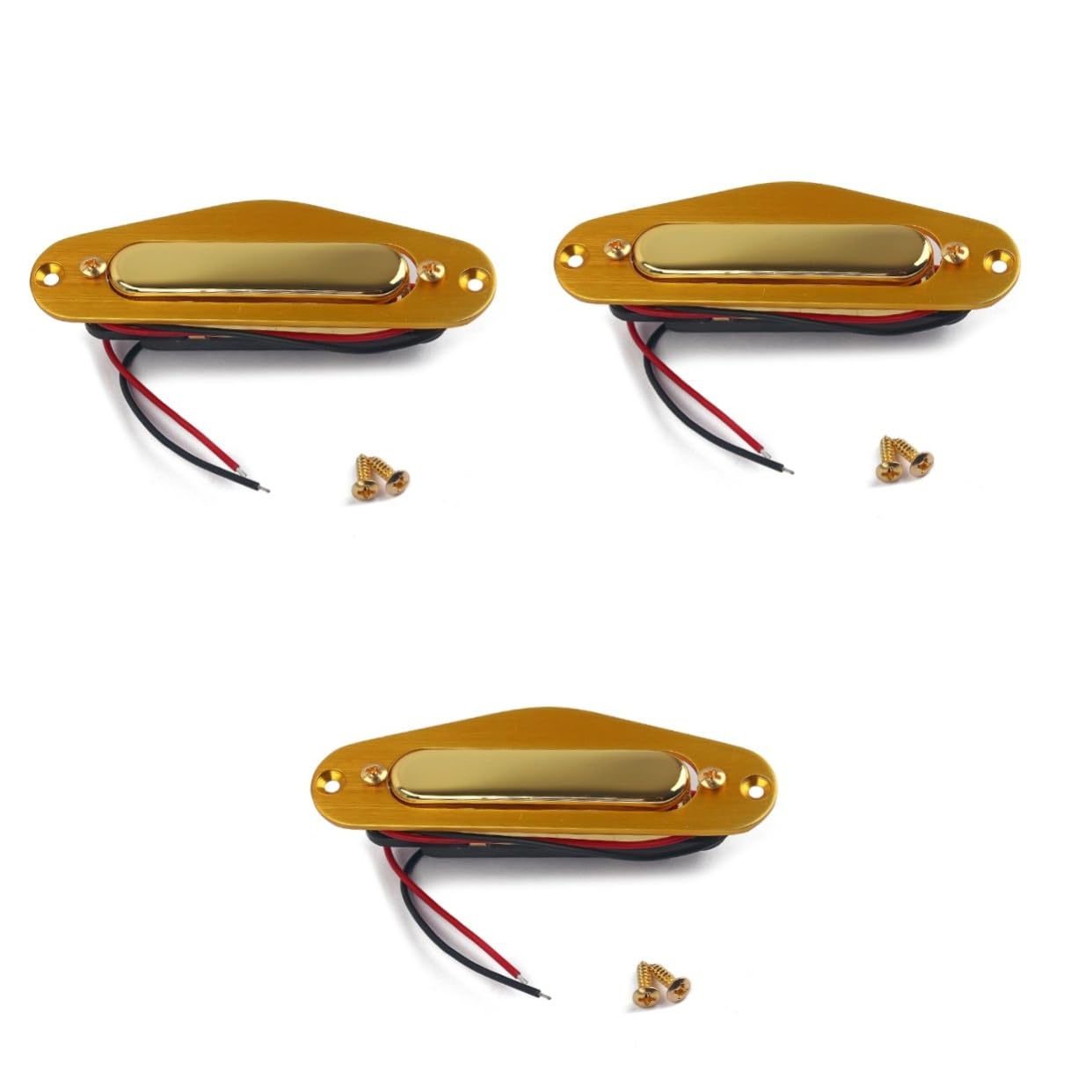 3pezzi Pickup Coil Per Chitarra Elettrica Con Placcata Set Facile Installare Compatibile Con e Bassi Per Della e