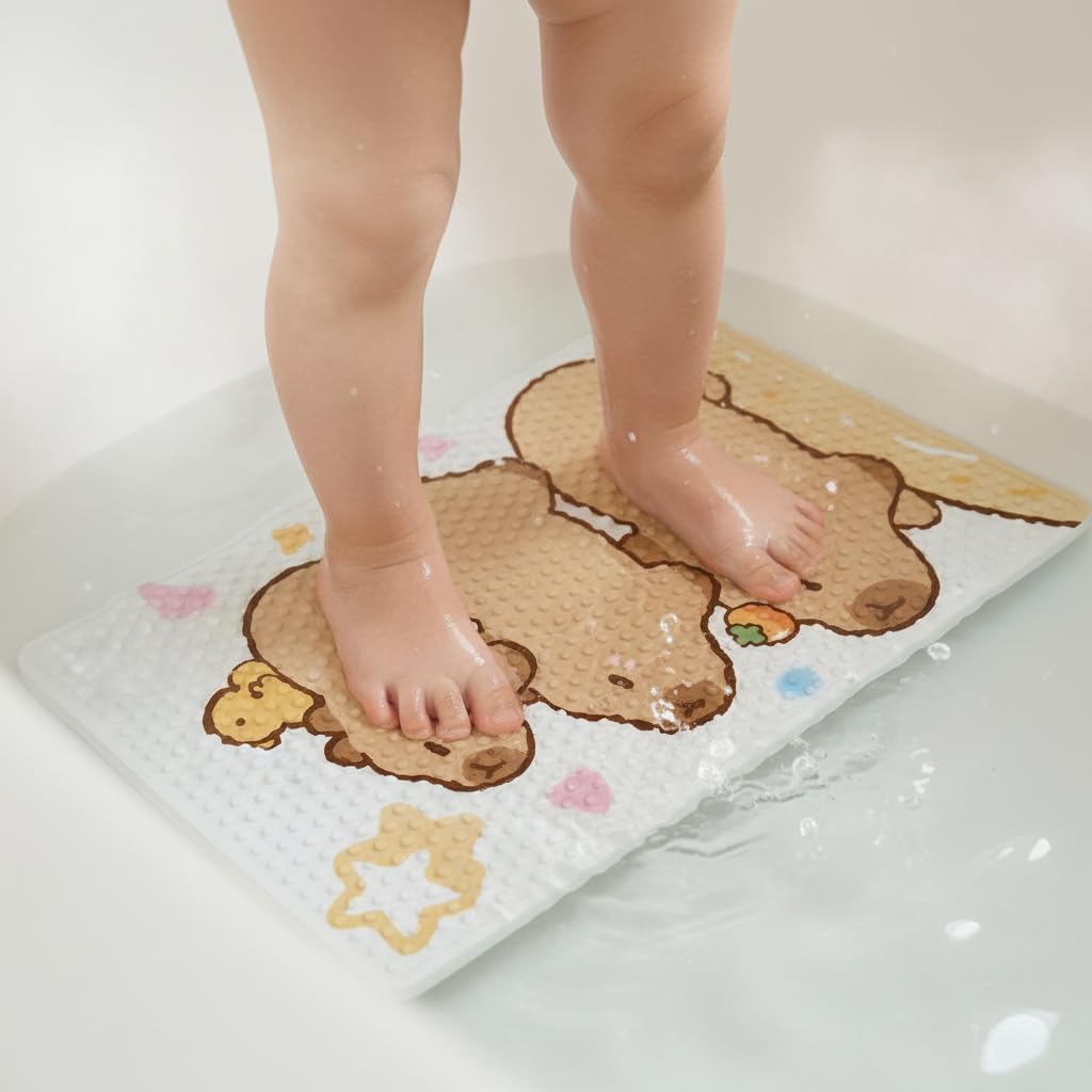 Tappetino da Bagno Antiscivolo in PVC, color to 4, 60x90cm | Ventose per fissaggio, Tappetino da vasca, In ambienti domestici, Per la famiglia moderna
