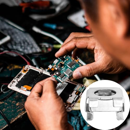 Käfigmuttern, Kastenmutter, Vierkantmutter, für Regale und Schränke mit Quadratischen Löchern Verwendet, zur Montage von Geräten Schränken Wie Computerausrüstungen Verwendet, 30 Stücke