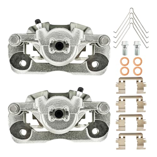Image of PHILTOP Brake Caliper Rear Compatible with 2009-2020 Honda Fit, 2011-2015 Honda CRZ, 2012-2015 Honda Civic, 2013-2014 Acura ILX, 19-B6039, 19-B6038