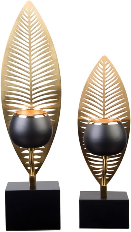 Leaf Candle Cup Romantic Candlelight Dinner Candlestick Place Wedding