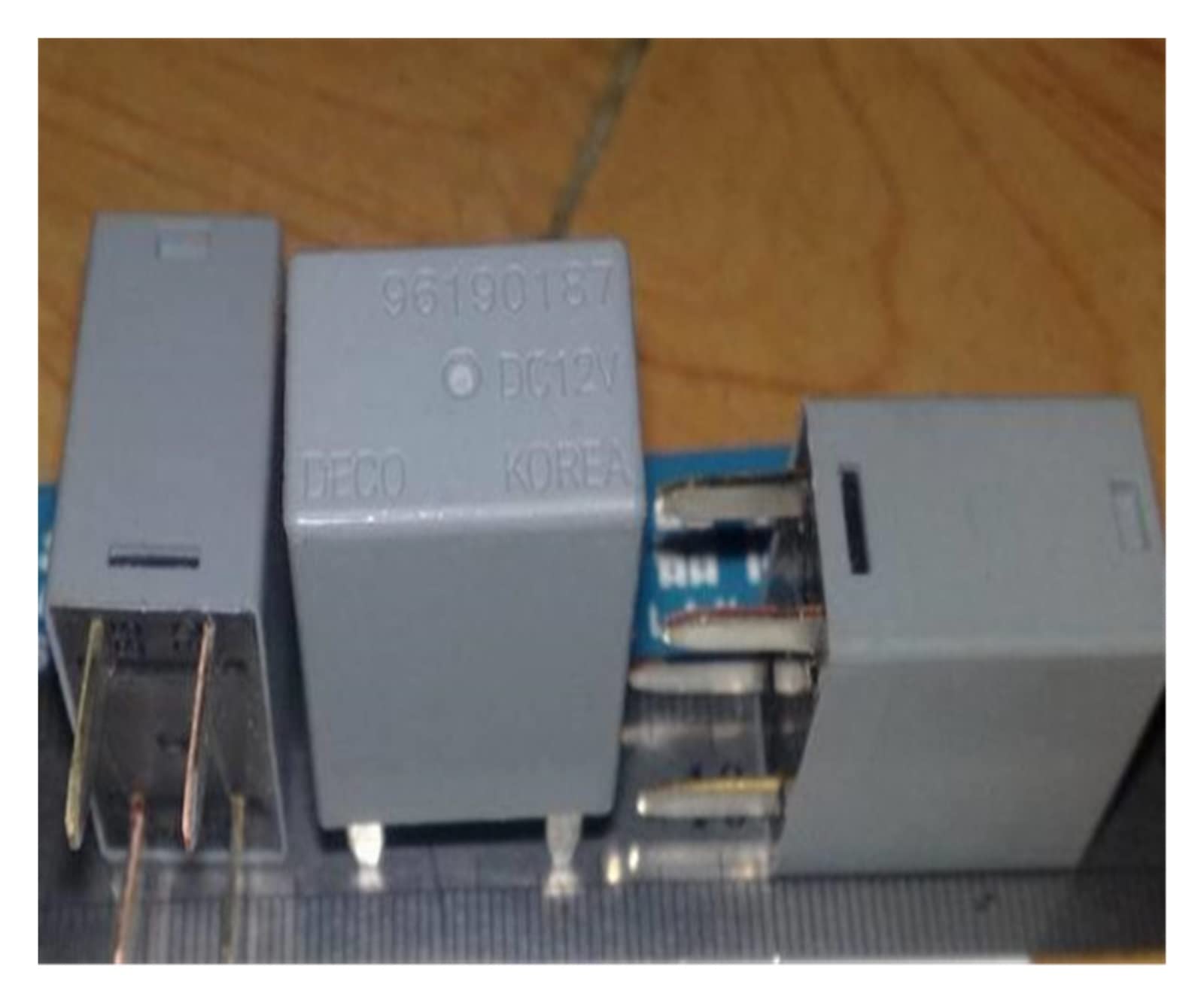 Relés MESKEL 96190187 DC12V de 4 pies para control del sistema eléctrico automotriz