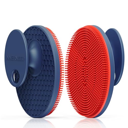 INNERNEED Magnetic Silicone Facial Cleansing Brush – Deep Pore Cleanser with Magnetic Therapy for Skin Circulation & Radiance – Soft, Hygienic, Durable – Gentle Face Scrubber for All Skin Types