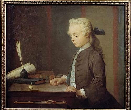 Image Sur Toile L'Enfant Toton Chardin affiche murale