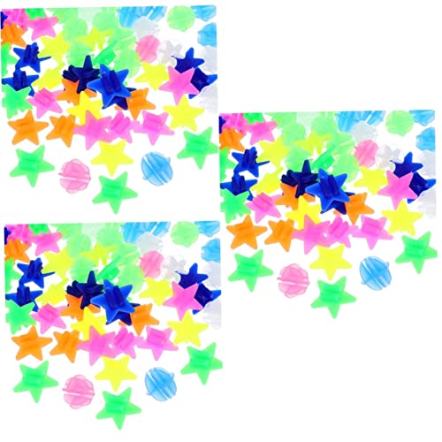 Mipcase 216pcs Wheel Beads Decorative Clips for Multi-Shape Assortment Smooth Edges Fits Standard for Boys and Girls