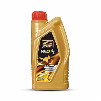 Premium Four Stroke 20W40 NEO 4T High Performance Engine Oil (1 L, Pack of 1)