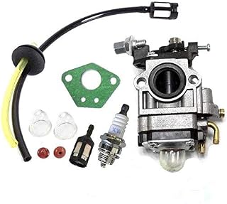 Queta Carburettor for 52cc 49cc 43cc Brush Cutter Engine, Carburettor Kit with Seal, Hose, Spark Plug and Petrol Filter