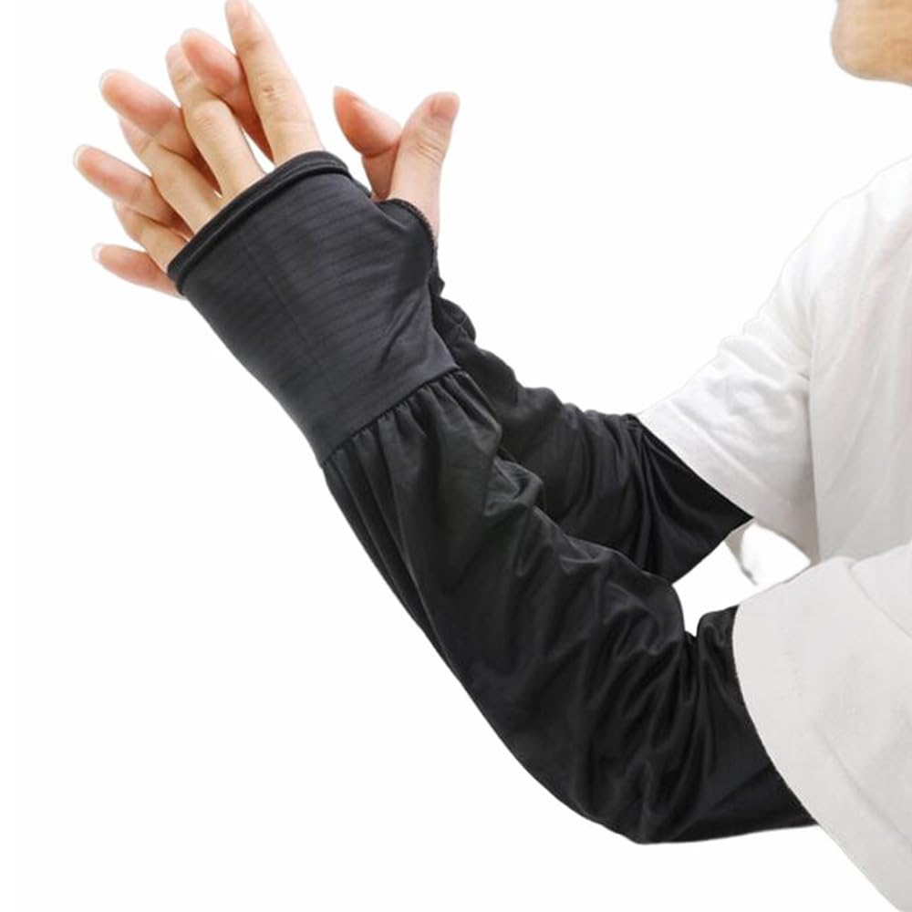 Amazon.co.jp: [Algasan] アームカバー ゆったり 接触冷感 メンズ