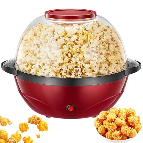 Máquina de Palomitas 3,6L, Popcorn de Aire Caliente 850W, Palomitas Rápidas en 4 Minutos,Revestimiento Antiadherente,Operación con Un Solo Toque, Máquina de Palomitas Eléctrica para Noches de Película