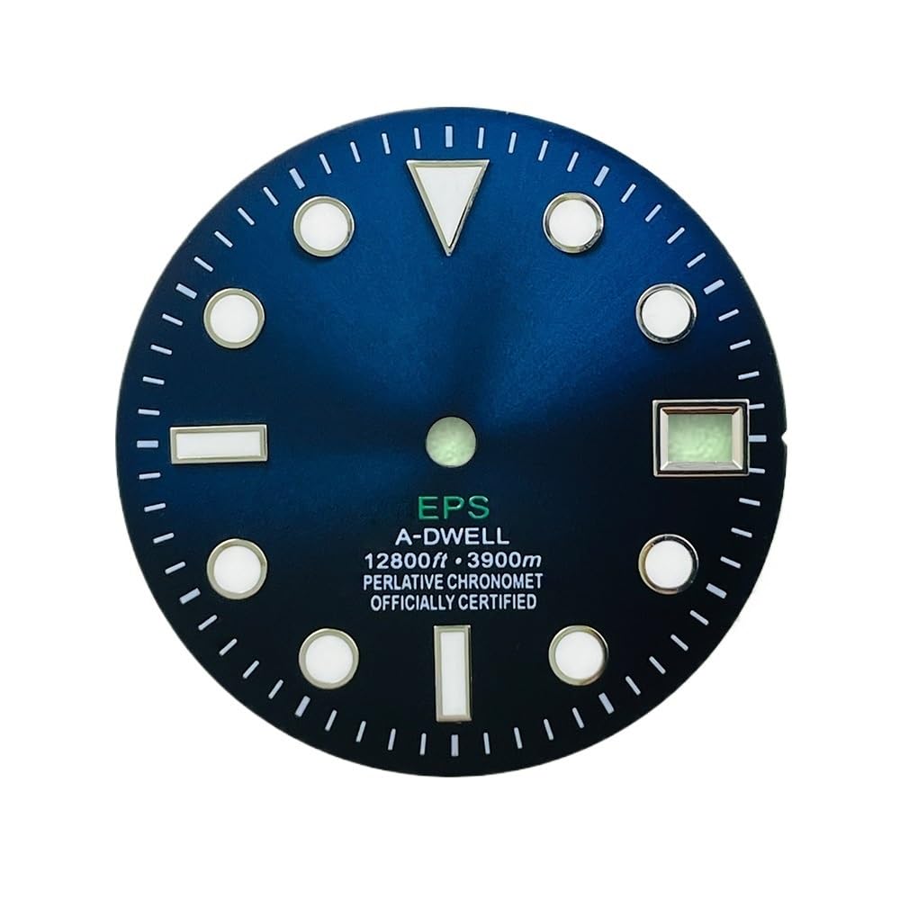 1 pz 28.5mm S Logo Quadrante Adatto for NH35/NH36/4R/7S Movimento Automatico Verde Luminoso orologio Accessori di Modifica
