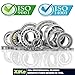 XiKe 4 Pack 99502HNR Bearing ID 5/8