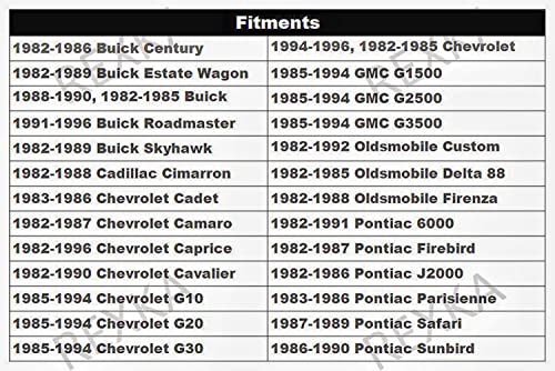 Rexka 50Pcs Door Lock Tailgate Handle Rod Clips For Gm Gmc Buick Chevrolet Oldsmobile 3998009, 9711304 1956-On #TOP2