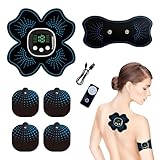 Wireless TENS Machine for Pain Relief, Nerve Muscle Stimulator for Pain Management with 8 Modes 19 Intensities 6 Pads, Rechargeable TENS Unit for Back,Neck,Shoulder,Knee,Sciatica,Endometriosis