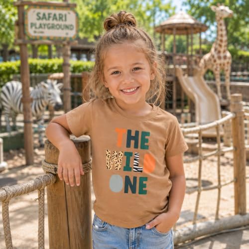 Image of Zoo Family Trips Matching Shirts Wild One Safari Animal Theme Outfit