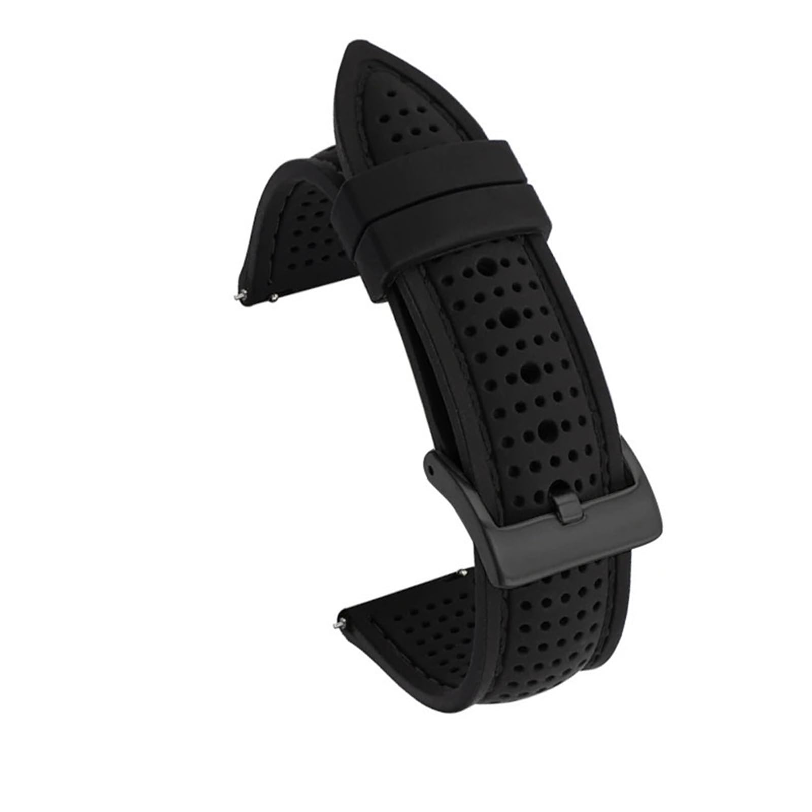 HMFANG Bracelet De Montre De Sport En Silicone Étanche À Dégagement Rapide, 18 Mm, 20 Mm, 22 Mm, 24 Mm, En Caoutchouc Respirant