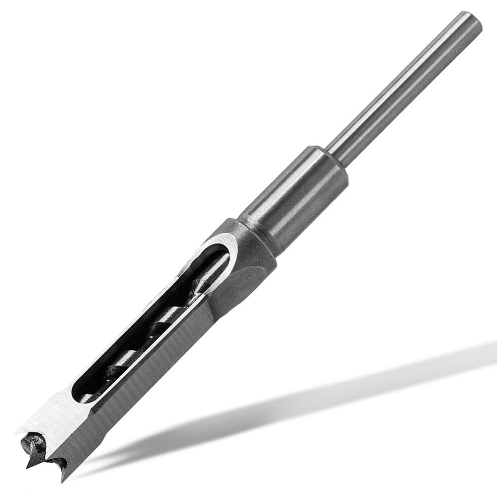 SaferCCTV 5/8 Inch(16mm) Woodworker Square Hole Drill Bits Woodworking Hollow Mortising Chisel Set