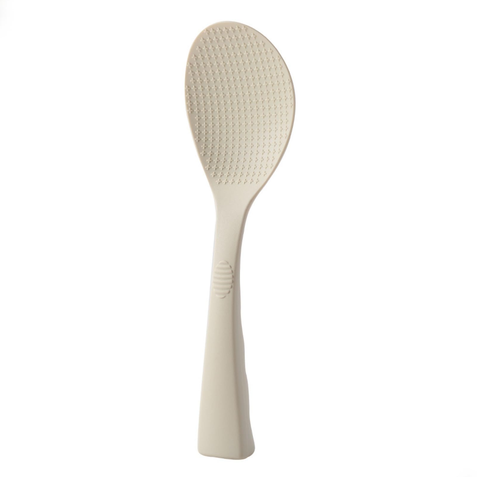 Kalttoy White Kitchen Counter Organizers Silicones Rice Serving Spoon Scoops Nonstick Design Dishwasher Safe Tool With Comfort Handle Silicones Cooking Spoon