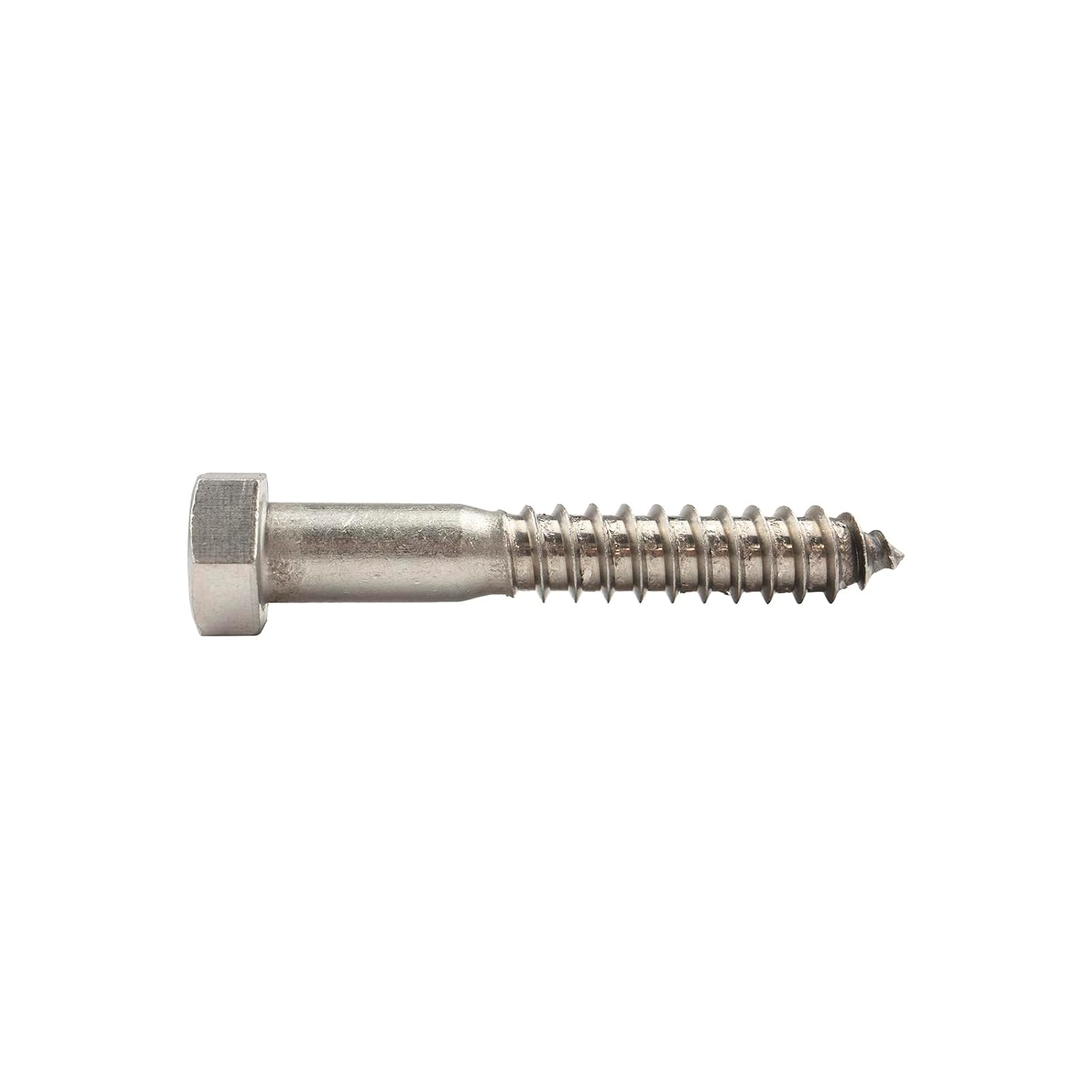 Conquest 5/8" x 4" Lag Bolts, 316 Stainless Steel, Coarse Threads Hex Head, Corrosion-Resistant for Outdoor, Wood, and Structural Projects (25 Pack)