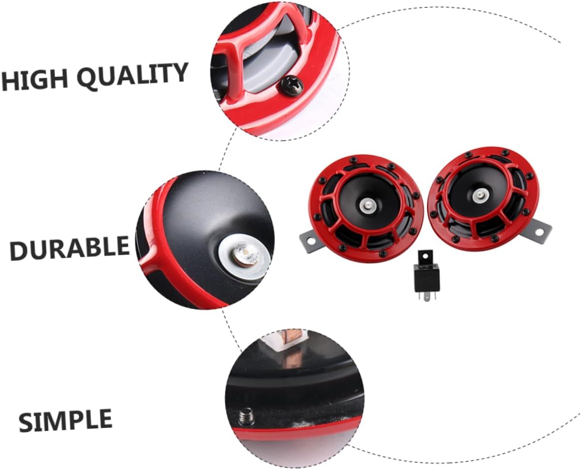 Car Horns Relay Motorcycle Trumpet Modification Air Horn Delay Loud for Car Aluminum Alloy Auto Modification