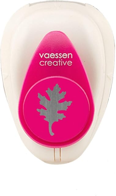 Vaessen Creative Craft Paper Punch Oakleaf Motive Puncher, Multi-Colour, 6.5 x 4.5 x 4.4 cm