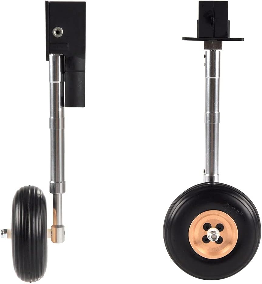 RC Plane Electric Main Retract Whith Wheels Set Servoless for RC Plane Weight: 4-6kg 1set