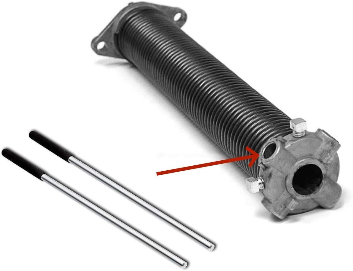 Torsion Spring Tools 2-Pack Garage Door Torsion Spring Winding Bars ...