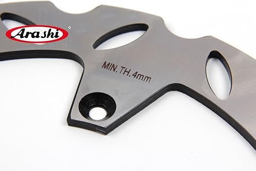 Miniatura 6 de Arashi Rotores de discos de freno delanteros y traseros para Suzuki DRZ400SM DR-Z400SM 2005-2021 Piezas de repuesto de motocicleta DRZ DR-Z 400