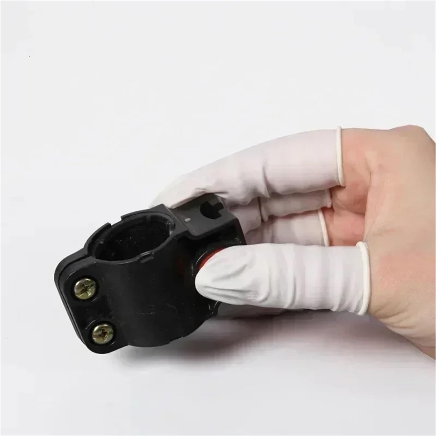 Large Disposable Nitrile Finger Cots 800 Pcs Latex Fingertips Protector Gloves Watch Repair Tool Non-Slip Anti-Static for Watchmaker Kit Rubber(Black)